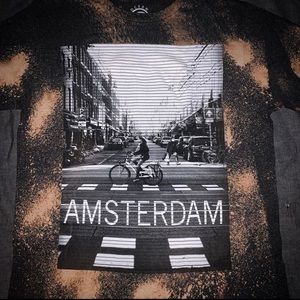 Acid wash Amsterdam t-shirt